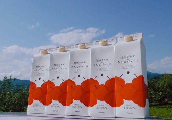 画像3: D-3　 サンふじ（家庭用）3kg+ 無添加 果汁100％りんごジュース1,000ml×2 (3)